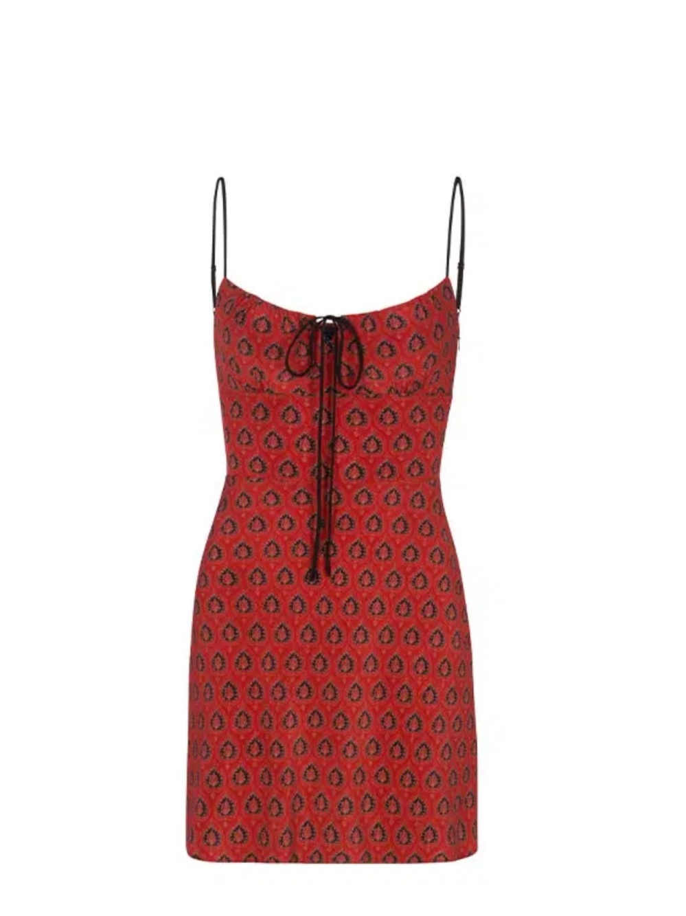 Realisation Par The Inez in Lucky Fortune Mini Dress in Red & Black